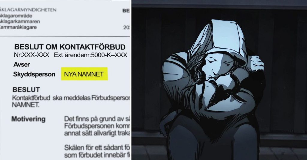 Namnbyte för skydd mot våldsam ex-partner avslöjat av åklagare