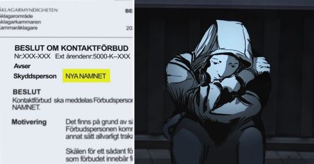 Namnbyte för skydd mot våldsam ex-partner avslöjat av åklagare
