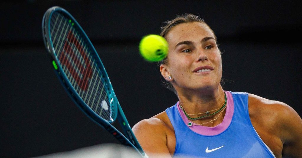 Sabalenka, världsetta, inleder säsongen med seger: ”Alltid vanskligt”