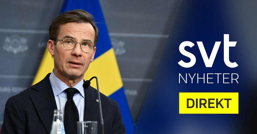 Statsminister Ulf Kristersson efter toppmötet om Ukraina
