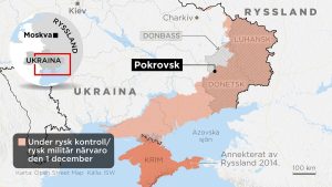 Ryssland erövrade knappt 1 procent av Ukraina under 2025