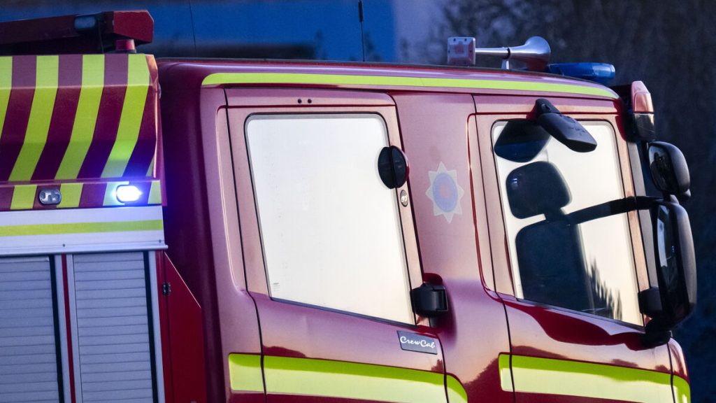Man i 70-årsåldern avlider i lägenhetsbrand i Växjö