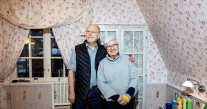 Karin och Lucas har byggt på huset i 35 år