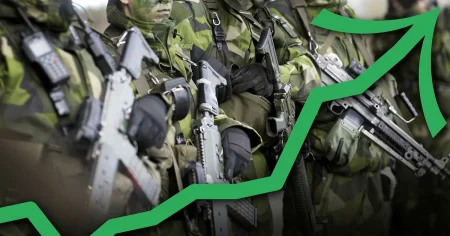 Rekordhögt förtroende för det svenska försvaret