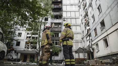 Ukraina evakuerar 3 000 barn och föräldrar från frontstäder i Zaporizjzja och Dnipropetrovsk