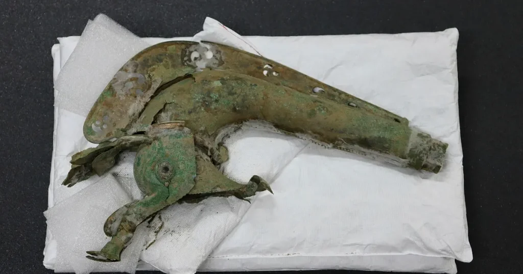 Unik stridstrumpet från järnåldern hittad i Storbritannien