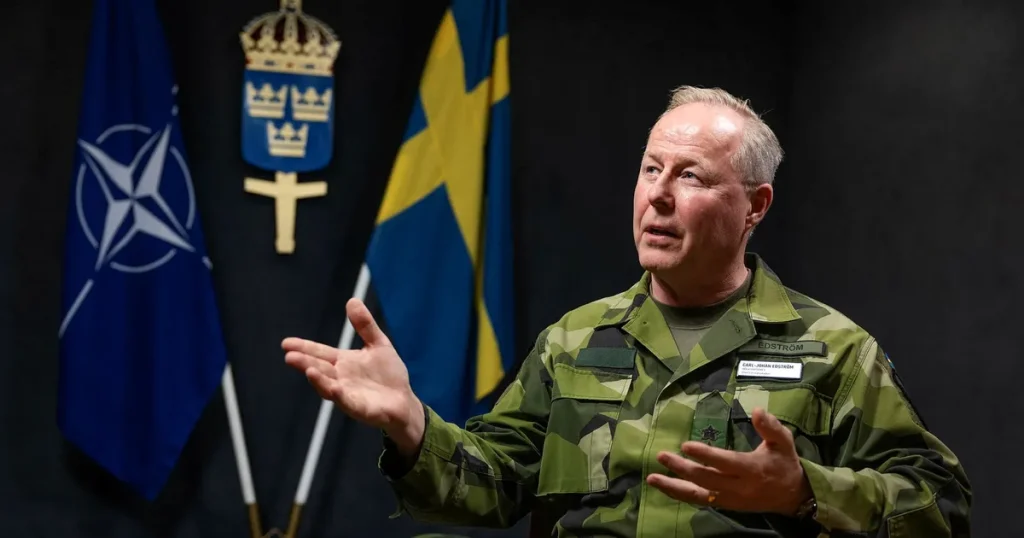 Svenske generalen: USA:s militärer står bakom Nato