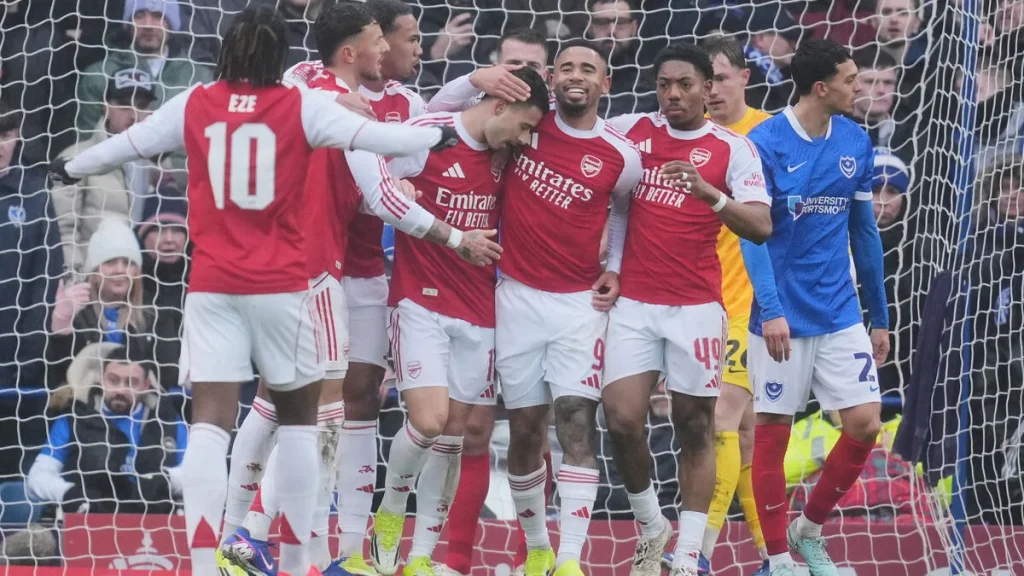 Tre hörnmål när Arsenal enkelt går vidare i FA-cupens tredje omgång