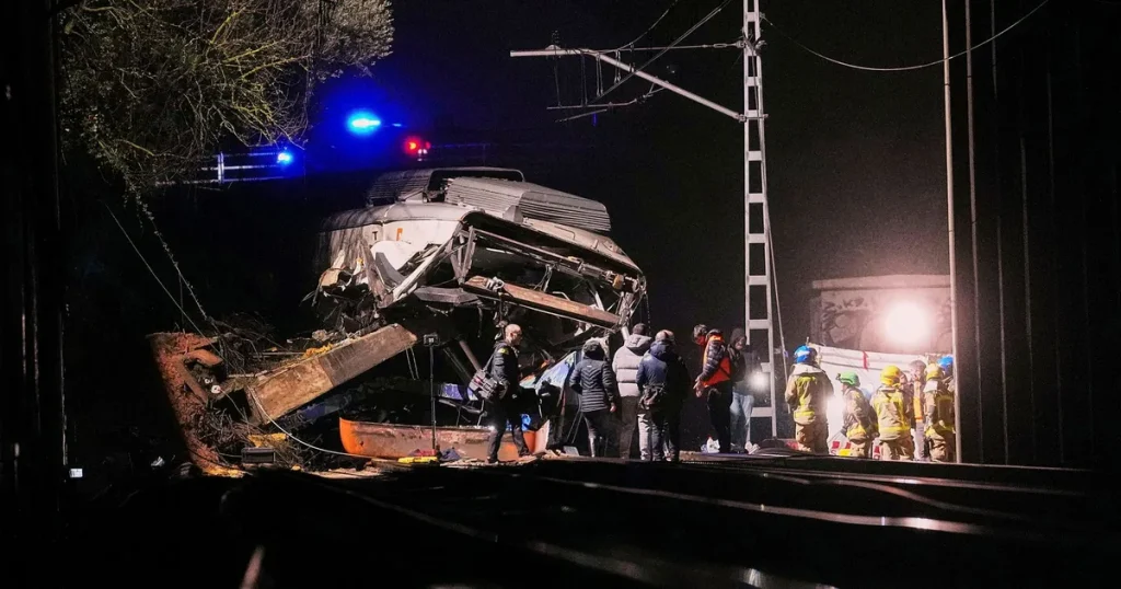 Minst en död och 37 skadade i ny tågolycka i Spanien