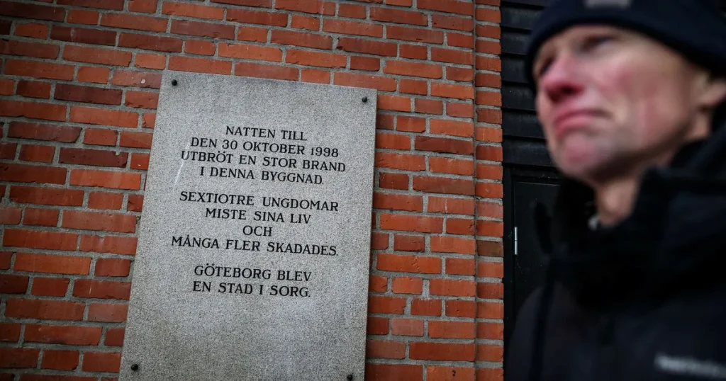 Göteborgs brandoffer står redo att hjälpa Schweiz