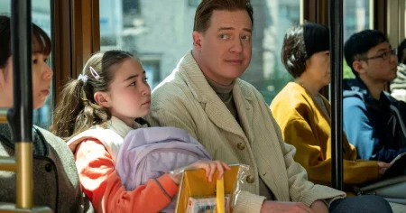 Sirapssentimentalt när Brendan Fraser hyr ut sitt hjärta i Tokyo