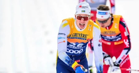 Succé för Grahn – på pallen i sprinten