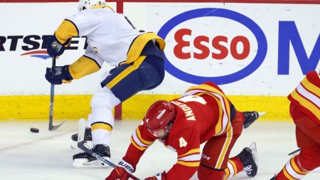 Två svenska poäng när Calgary föll mot Nashville