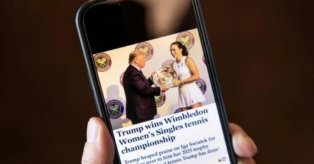 Johan Esk: Nej, Trump har inte fått Wimbledons damtitel – ännu