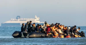 41 000 flyktingar korsade Engelska kanalen i småbåtar