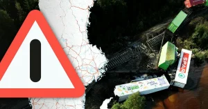 Hundratals mil väg och järnväg går genom riskområden