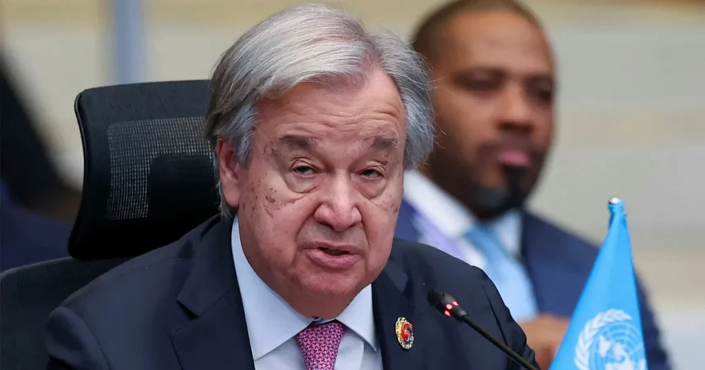 Guterres varning: 1,5-gradersmålet är kört