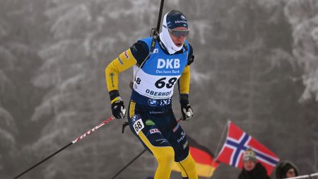 Framgång på pallen trots sex missade skott