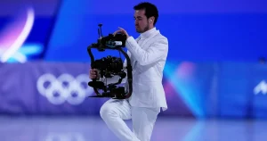 Isdansaren blev OS första skridskoåkande fotograf