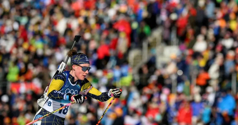 Öberg klättrade – men skidskyttedamerna fortsatt medaljlösa