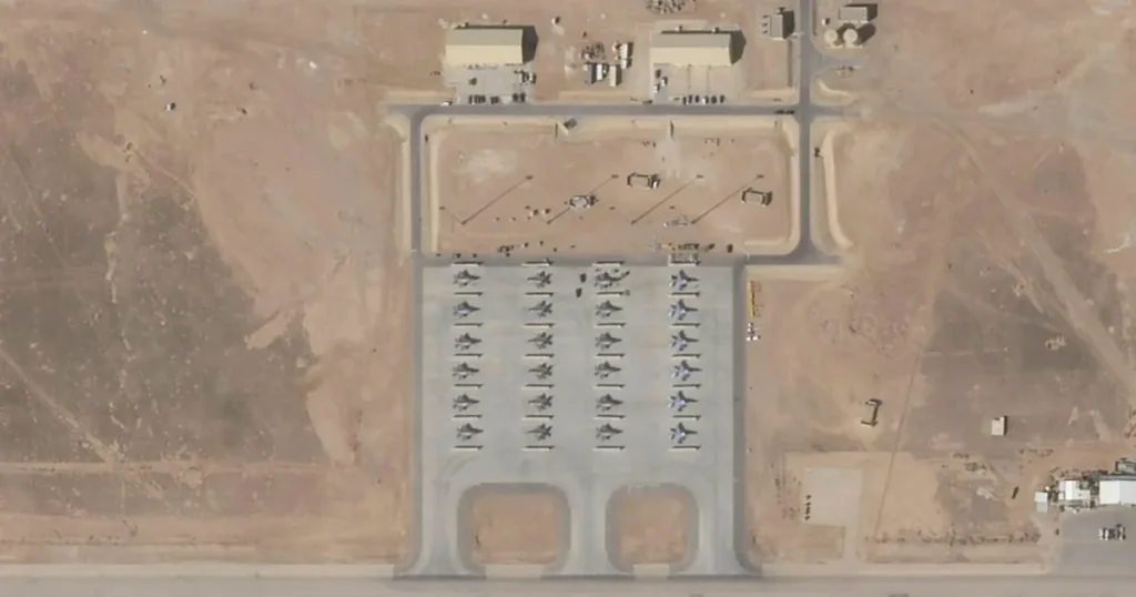 Satellitbilder: USA har flyttat 150 stridsflygplan