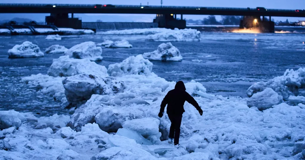 Januari en av de kallaste månaderna på decennier på vissa håll