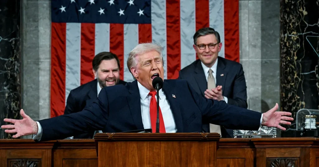 Flera felaktigheter i Trumps tal