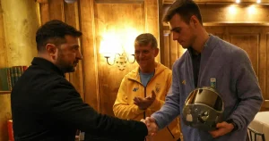 Hedrades av presidenten efter att ha stoppats från OS