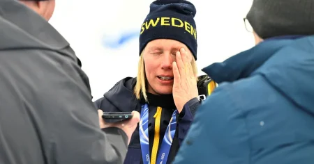 Känslosam Näslund i tårar: ”Har varit en tuff väg hit”