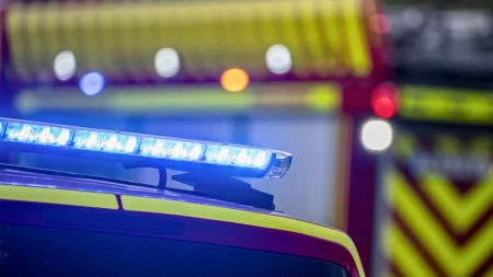 Kvinna i 90-årsåldern avlider i husbrand utanför Emmaboda