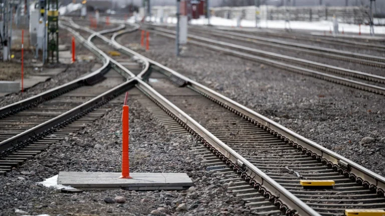 Vagnar urspårade, stopp på Malmbanan