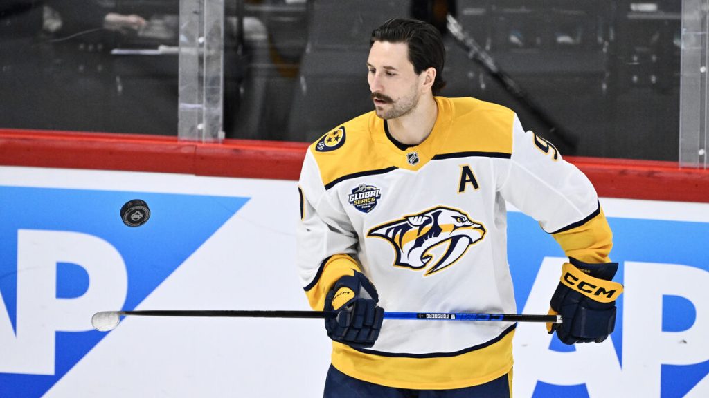 Forsberg kunde inte rädda Nashville vid 3-2-förlust på bortaplan mot Columbus