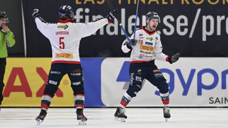 Edsbyn vann SM-guld, supportrar stormade isen