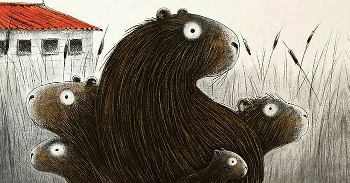 Spjuveraktigt om när kapybarorna sökte skydd i hönsgården