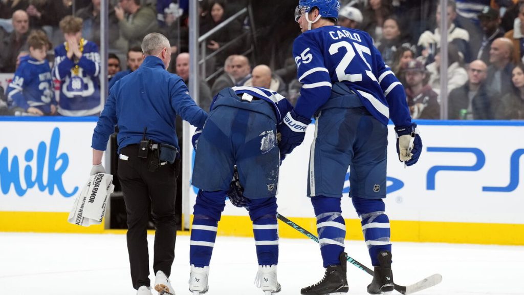 Toronto-kaptenen Auston Matthews ute för resten av säsongen