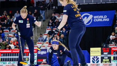 Svenska curlingdamerna föll, tappade stor ledning mot Norge i Calgary