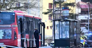Man gripen för mordet på buss i Tyresö