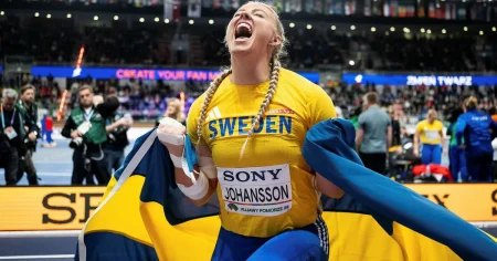 Svenskt rekord och VM-brons till Axelina Johansson – trots sjukdom