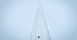 30 kilometer bilväg över havsisen: ”Mitt skötebarn”