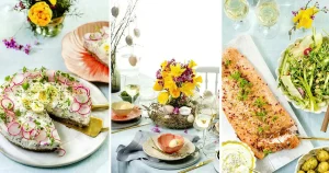 Härlig påskmeny med klassiska smaker och moderna tillbehör