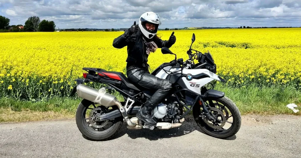 ”Allt blir dubbelt så härligt om man kör motorcykel”