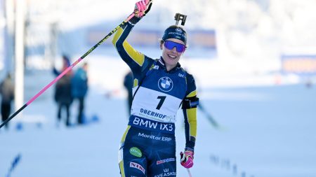 Sverige vann mixstafetten i skidskytte i Otepää trots straffrunda, helt chockade