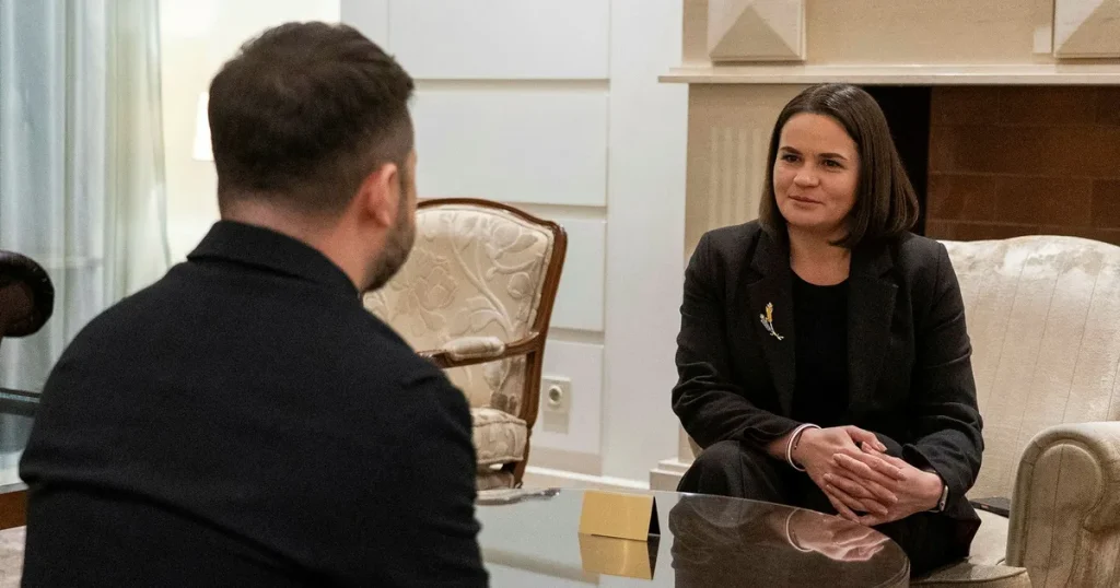 Belarus oppositionsledare: ”Lukasjenko är mycket rädd för Trump”