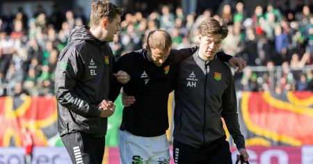 VM-kvalhjälten skadad när Djurgården vann: ”Lider med honom”