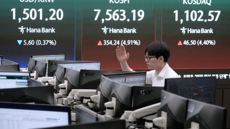 Kospi når rekordnivå igen medan andra stora asiatiska index är mer försiktiga
