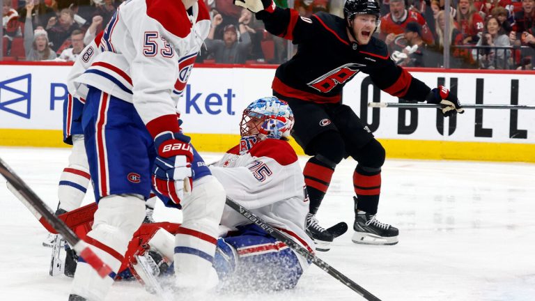Carolina kvitterar Stanley Cup-semifinalserien med övertidsseger över Montreal
