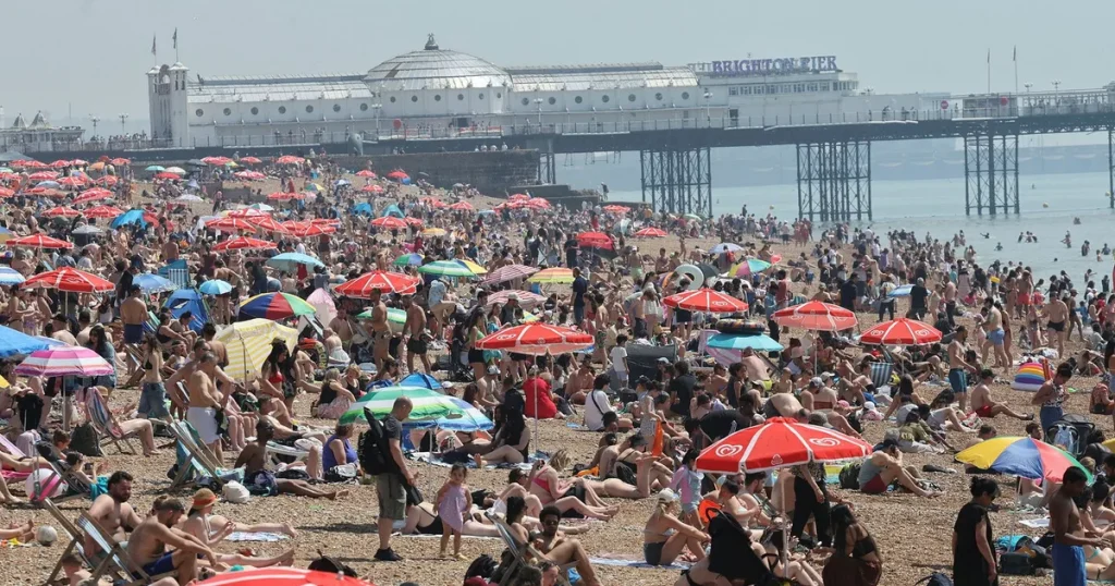 Anticyklon bakom extremvärme i västra Europa