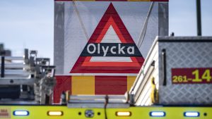 Man i 50-årsåldern dör i motorcykelolycka på länsväg 711 utanför Oskarshamn