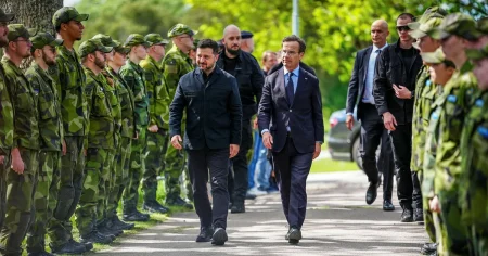 Zelenskyj tackar Sverige för Gripen – köper 20 plan