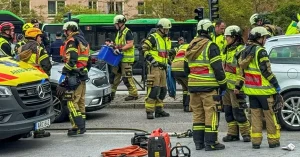Polisen varnar: Sprid inte filmer från dödsolyckan